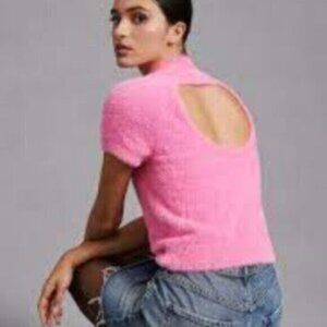 Anthropologie Maeve Eyelash Sweater